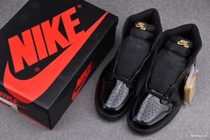 Air Jordan Metallic High (2020) Retro Gold 1 Black 555088-032 0319